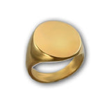 Gold Monogram Signet Ring 2