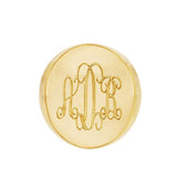 Gold Monogram Signet Ring