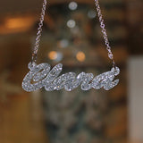 Acrylic Name Necklace - Cursive
