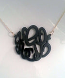 Acrylic Monogram Necklace 2