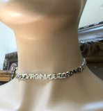 Personalized Name Choker Necklace - up to 4 names 2